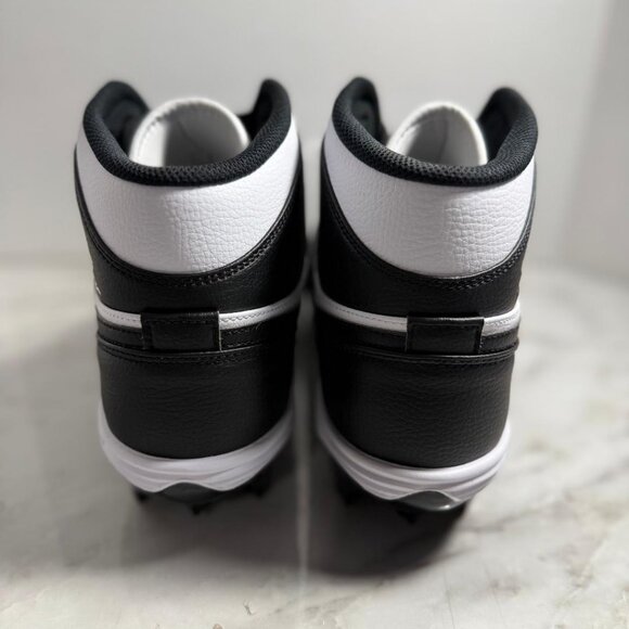 Jordan 1 TD Cleat 2023 Mid Black White Size 12 - | NWOB - Picture 9 of 10
